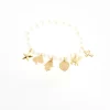 Pulseras doradas en baño de oro 24k y dije. Marca Brazz by Roel, con Roel Joyas puedes emprender e impulsar tu negocio, tenemos los mejores precios del mercado