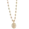 Collar dorado en baño de oro 24k y dije. Marca Brazz by Roel, con Roel Joyas puedes emprender e impulsar tu negocio, tenemos los mejores precios del mercado
