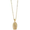 Collar dorado en baño de oro 24k y dije. Marca Brazz by Roel, con Roel Joyas puedes emprender e impulsar tu negocio, tenemos los mejores precios del mercado