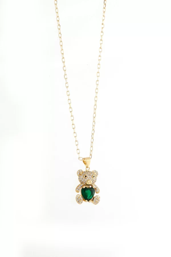 Collar dorado en baño de oro 24k y dije. Marca Brazz by Roel, con Roel Joyas puedes emprender e impulsar tu negocio, tenemos los mejores precios del mercado
