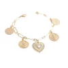 Pulseras doradas en baño de oro 24k y dije. Marca Brazz by Roel, con Roel Joyas puedes emprender e impulsar tu negocio, tenemos los mejores precios del mercado