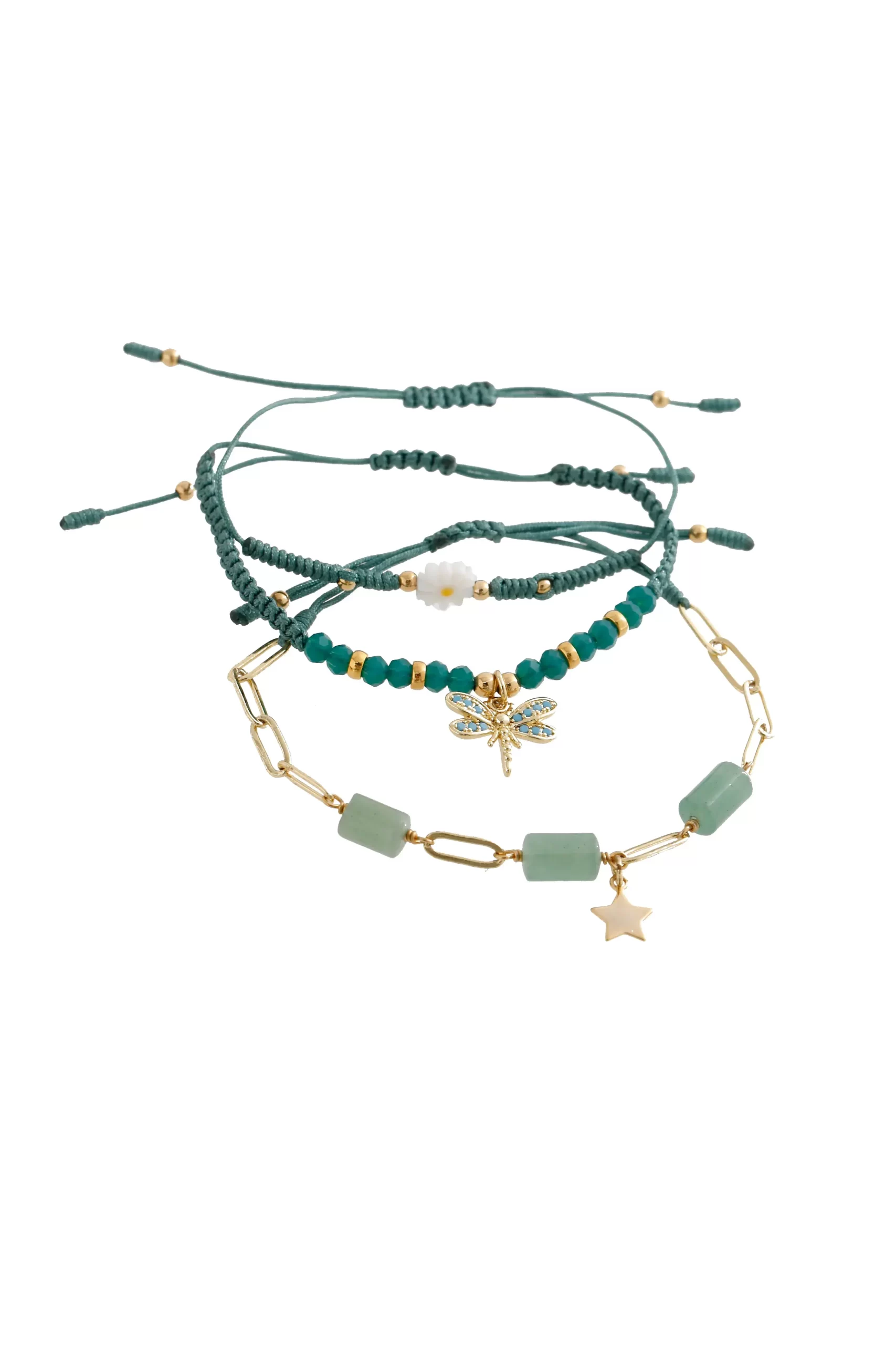 Pulseras doradas en baño de oro 24k y dije. Marca Brazz by Roel, con Roel Joyas puedes emprender e impulsar tu negocio, tenemos los mejores precios del mercado