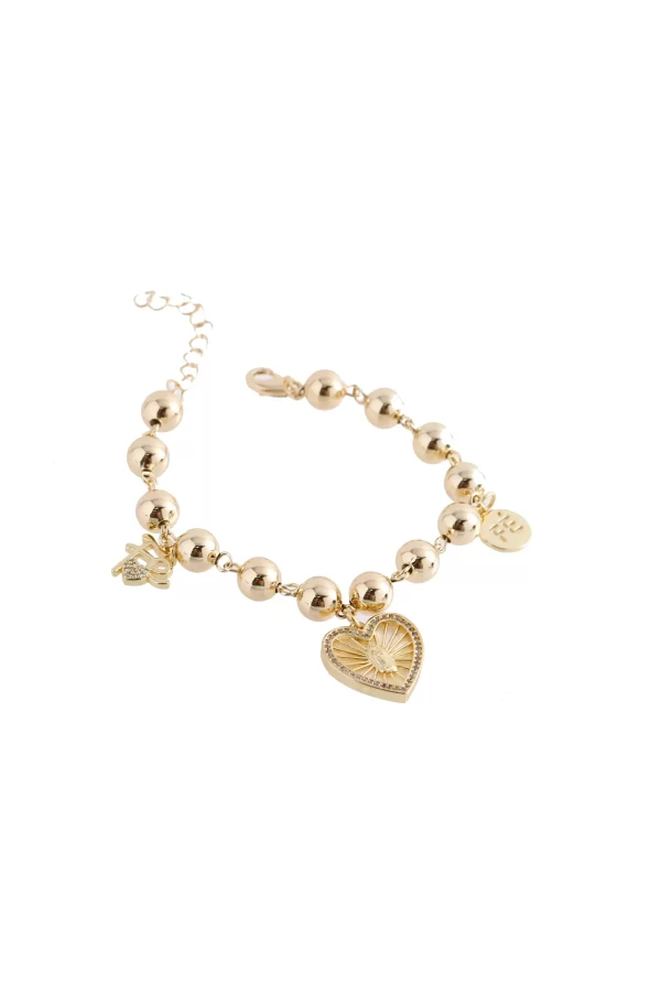 Pulseras doradas en baño de oro 24k y dije. Marca Brazz by Roel, con Roel Joyas puedes emprender e impulsar tu negocio, tenemos los mejores precios del mercado