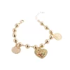 Pulseras doradas en baño de oro 24k y dije. Marca Brazz by Roel, con Roel Joyas puedes emprender e impulsar tu negocio, tenemos los mejores precios del mercado