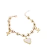 Pulseras doradas en baño de oro 24k y dije. Marca Brazz by Roel, con Roel Joyas puedes emprender e impulsar tu negocio, tenemos los mejores precios del mercado