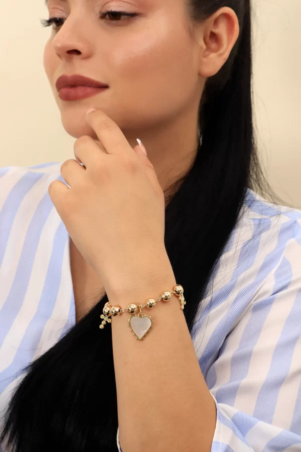 Pulseras doradas en baño de oro 24k y dije. Marca Brazz by Roel, con Roel Joyas puedes emprender e impulsar tu negocio, tenemos los mejores precios del mercado