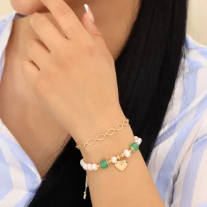 Pulseras doradas en baño de oro 24k y dije. Marca Brazz by Roel, con Roel Joyas puedes emprender e impulsar tu negocio, tenemos los mejores precios del mercado