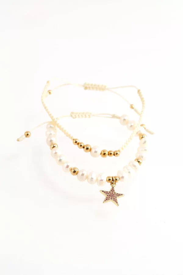 Pulseras doradas en baño de oro 24k y dije. Marca Brazz by Roel, con Roel Joyas puedes emprender e impulsar tu negocio, tenemos los mejores precios del mercado